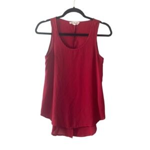 Pink Rose Sleeveless Tank‎ Top XS